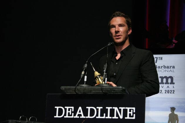 March 9, 2022, Santa Barbara, CA, USA: Benedict Cumberbatch seen onstage during the Cinema Vanguard Award ceremony honoring Benedict Cumberbatch during the 2022 Santa Barbara International Film Festival at The Arlington Theatre on March 09, 2022 in Santa Barbara, California. Santa Barbara USA - ZUMAs181 20220309_zea_s181_067 Copyright: xImagespacex