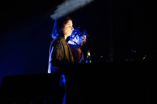 Illustration picture shows the benefit festival UnitedForUkraine organized by the Brussels nightclubs, events sector and festivals, in Brussels, Thursday 10 March 2022.  JULIETTExBRUYNSEELS 20188286