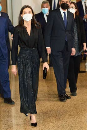 10-03-2022 Madrid Queen letizia attend the 20th tribute for the terrorism victims in memoriam concert at the auditorio nacional de musica in Madrid. No Spain Â  Copyright: xPPEx