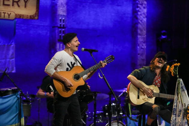 March 10, 2022, New York, New York, USA: Gogol Bordello in collaboration with City Winery NYC held a concert to benefit Ukraine. Called Ã¢â‚¬oeA Benefit for UkraineÃ¢â‚¬Â the proceeds of the event were given to Come Back Alive based out of Ukraine since 2014 and Ã¢â‚¬oeCare USAÃ¢â‚¬Â who matched donations. At the time the event launched, $130,000 had been raised. Other line-up performers were Patti Smith and Suzanne Vega amongst the list. New York USA - ZUMAo116 20220310_znp_o116_020 Copyright: xBiancaxOterox