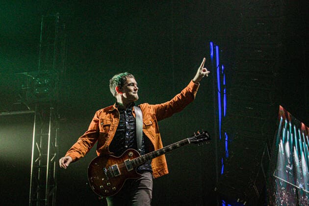SÃO PAULO, SP - 11.03.2022: SHOW SKANK - The band Skank presents the Farewell Tour. One of the most successful pop rock bands in Brazil prepares for the band& 39;s final farewell, which began in the 90s. The presentation took place on the night of this Friday, March 11, at Espaço das Américas, in São Paulo. x2179500x  VanxCampos