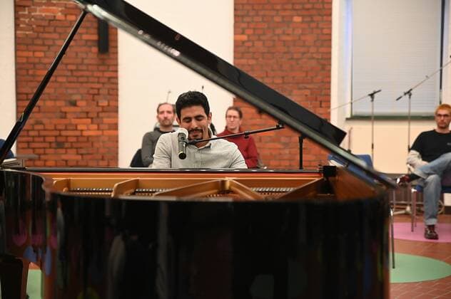 011 03 2022 Gießhaus of the University of Kassel concert Aeham Ahmad The pianist from the ruins emspor, DFL regulations prohibit any use of photographs as image sequences and or quasi video KH