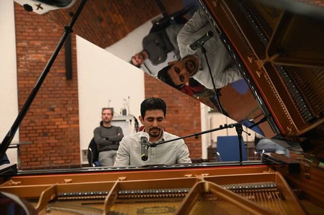 011 03 2022 Gießhaus of the University of Kassel concert Aeham Ahmad The pianist from the ruins emspor, DFL regulations prohibit any use of photographs as image sequences and or quasi video KH
