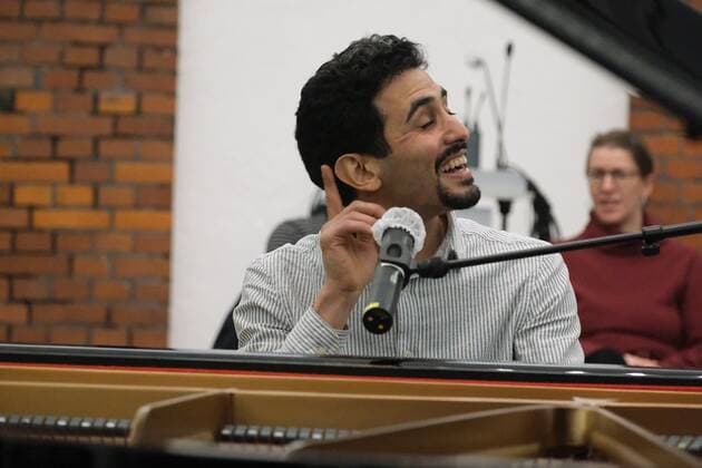 011 03 2022 Gießhaus of the University of Kassel concert Aeham Ahmad The pianist from the ruins emspor, DFL regulations prohibit any use of photographs as image sequences and or quasi video KH