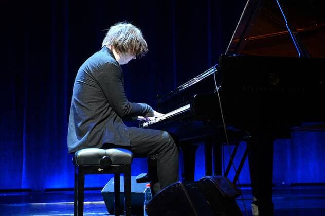 11 03 2022 Schauspielhaus Kassel concert jazz pianist Michael Wollny, emspor, DFL regulations prohibit any use of photographs as image sequences and or quasi video KH