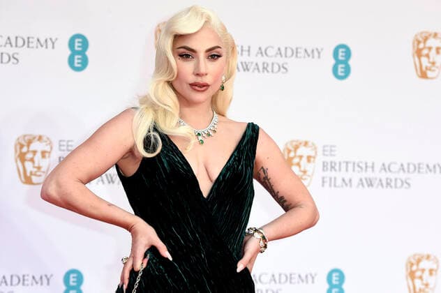 Lady Gaga at the BAFTA Film Awards 2022 75th British Academy Film Awards at the Royal Albert Hall London, 13 03 2022. Foto:xS.xVasx xFuturexImage