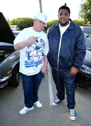 LOS ANGELES, CA - MARCH 13: Keke Loco, Glasses Malone on location at Glasses Malone and LA Giantz music video Menaces II Society shoot at Hollydale Regional Park on March 13, 2022 in South Gate, California. Copyright: xKoixSojer Snap NxUxPhotos MediaPunchx