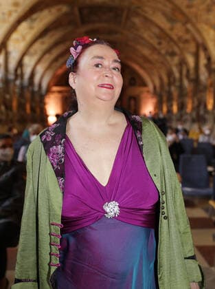 Award of the Bavarian Order of Merit by the Bavarian Minister President Dr Markus Söder Elisabeth Aumeier, Munich Bavaria Germany Antiquarium of the Residenz