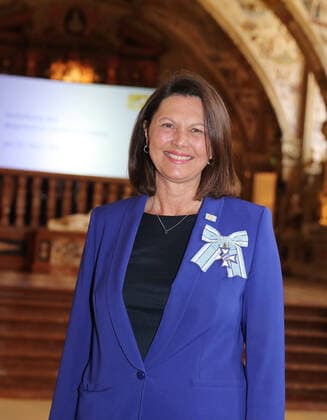 Award of the Bavarian Order of Merit by the Bavarian Prime Minister Dr Markus Söder President of the Bavarian State Parliament Ilse Aigner, Munich Bavaria Germany Antiquarium of the Residence
