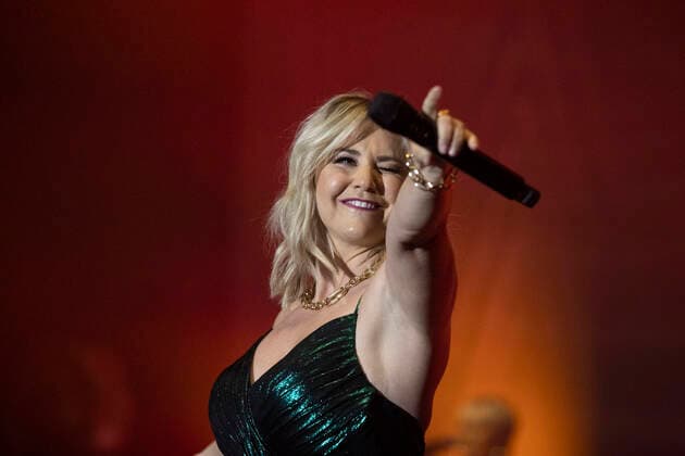 Beatrice Egli Best of Bunt Tour Entertainment Beatrice Egli Best of Bunt Tour on 14 03 2022 in Bochum North Rhine Westphalia Beatrice Egli is on stage in Bochum Ruhrcongress North Rhine Westphalia Germany Copyright: xMarcoxSteinbrenner Kirchner-Mediax