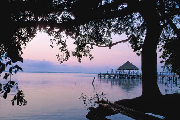 Mexico; Quintana Roo; Yucatan Peninsula; Caribbean; Lagoon de Bacalar; Bacalar 