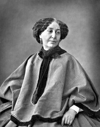 Amantine-Lucile-Aurore Dupin (1 July 1804 8 June 1876), best known by her pseudonym George Sand, was a French novelist and memoirist. She is equally well known for her much publicized romantic affairs with a number of artists, including Polish-French composer and pianist Frederic Chopin and the writer Alfred de Musset. Supplier:xCPAxMediaxCo.xLtd. 1060_05_CPA0034303