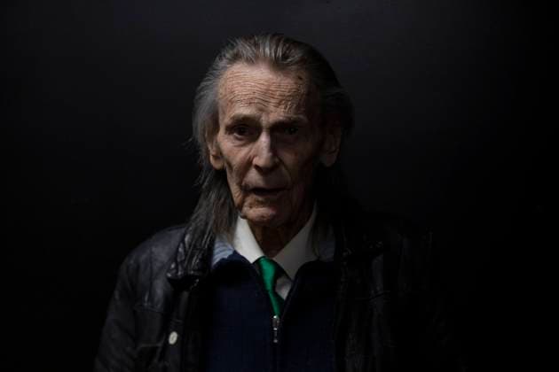 March 17, 2022, Toronto, ON, CAN: Gordon Lightfoot poses for a photo as he attends LIGHTHEADED: A Gordon Lightfoot State of Mind at The Eglinton Grand, in Toronto, Thursday, March 17, 2022. Toronto CAN  - ZUMAc35_ 20220317_zaf_c35_096 Copyright: xChrisxYoungx