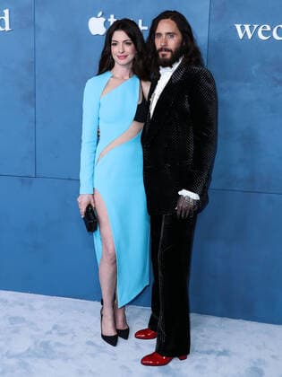 Bilder des Jahres 2022, Entertainment 03 März Entertainment Themen der Woche KW11 Entertainment Bilder des Tages Global Premiere Of Apple TV+ s WeCrashed American actress Anne Hathaway and American actor Jared Leto arrive at the Global Premiere Of Apple TV+ s WeCrashed held at the Academy Museum of Motion Pictures on March 17, 2022 in Los Angeles, California, United States. Academy Museum of Motion Pictures, Los Angeles, California California United States  Copyright: xImagexPressxAgencyx originalFilename: collin-globalpr220318_npv2X.jpg