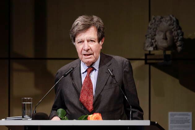 18 03 2022, Berlin, Germany Grand Art Award Berlin 2022 to Richard Peduzzi Award ceremony in the Academy of Arts at Pariser Platz in Berlin Photo Richard Peduzzi, Laureate Grand Art Award Berlin 2022