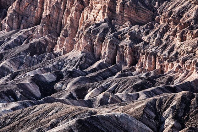 Landschaft am Zabriskie Point im Death Valley Nationalpark, 29.08.2018 Death Valley Kalifornien USA *** Landscape at Zabriskie Point in Death Valley National Park, 29 08 2018 Death Valley California USA