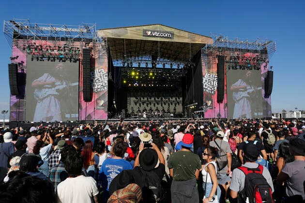 Santiago, March 18, 2022 Lollapalooza 2022 Festival that takes place for three days in the Cerillos Park Javier Salvo Aton Chile, Santiago Chile Aton Chile 591999  Copyright: JAVIERxSALVO ATONxCHILE