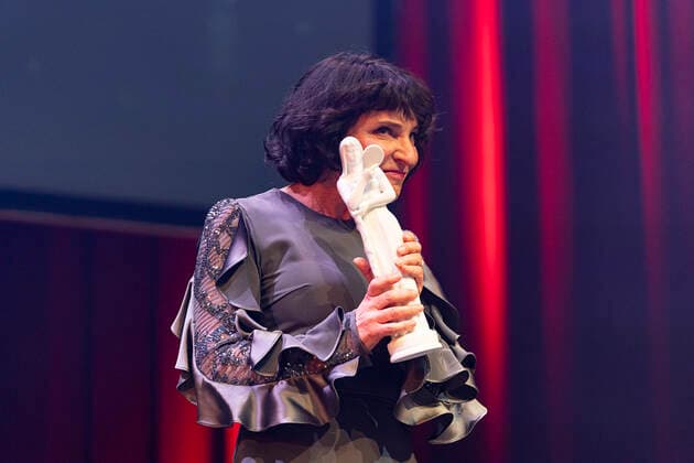 This years honorary Bodil goes to Susanne Bier The Bodil Prizes 2022 will be awarded at the Folketeatret in Copenhagen, Saturday 19 March 2022, Copenhagen Denmark  Copyright: fotograf@clausbech.dk ClausxBechx COP10274 spdk20220319-232533-L