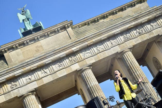 Sound of Peace Natalia Klitschko at the ãSOUND OF PEACE The great peace event in front of the Brandenburg Gate on 20 06 2022 Photopress Mueller