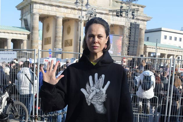 Sound of Peace Natalia Klitschko at the ãSOUND OF PEACE The great peace event in front of the Brandenburg Gate on 20 06 2022 Photopress Mueller