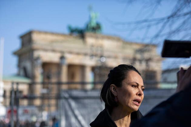 , portrait of Natalia Klitschko at Brandenburg Peace Concert Peace of Love Berlin Berlin Germany
