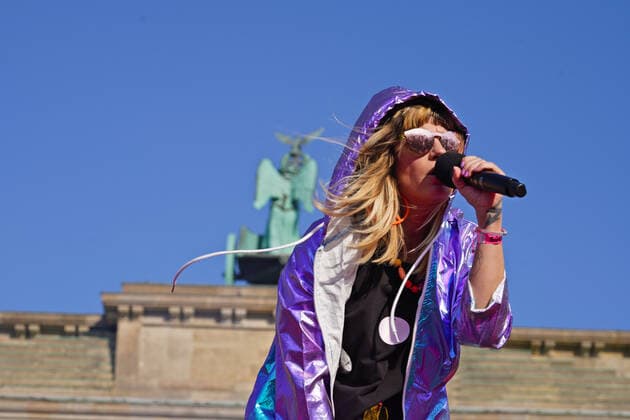 Sound of Peace at Brandenburg Gate 20 3 2022, Mia Sound of Peace at Brandenburg Gate Berlin Brandenburg Gate Berlin GER