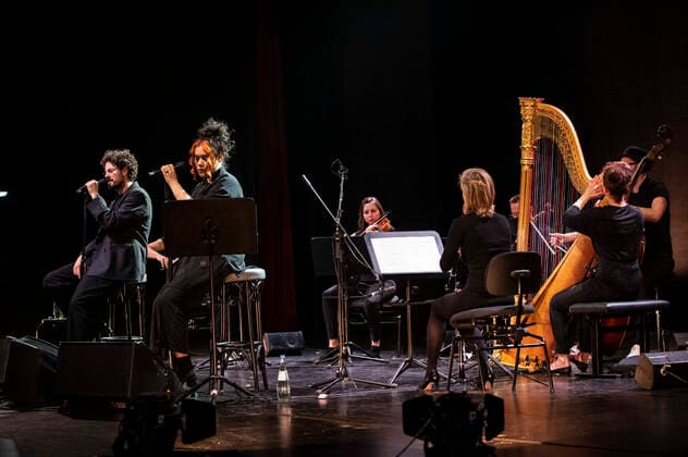 Max Herre Mikis Takeover Ensemble live at the theater Erfurt Erfurt, 20 03 2022 Foto:xM.xKremerx xFuturexImage