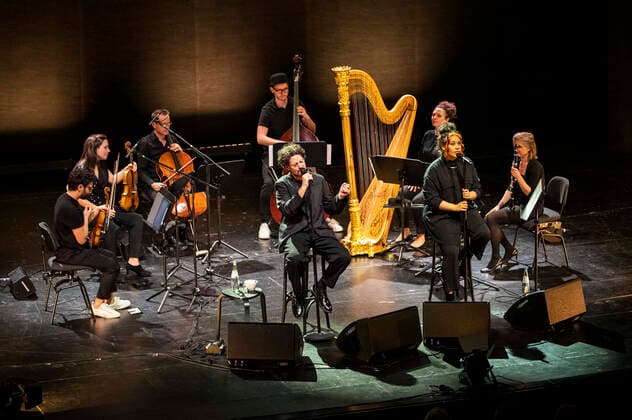 Max Herre Mikis Takeover Ensemble live at the theater Erfurt Erfurt, 20 03 2022 Foto:xM.xKremerx xFuturexImage