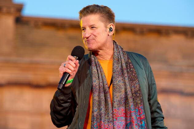 Hartmut Engler of Pur at the rally and peace concert Sound Of Peace against the war in Ukraine at the Brandenburg Gate Berlin, 20 03 2022 Foto:xC.xBehringx xFuturexImage