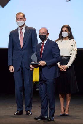 21-03-2022 Valencia Queen Letizia and King Felipe attend the presentation of the 2021 national innovation and design awards at the palacio de congresos in Valencia. No Spain Â  Copyright: xPPEx