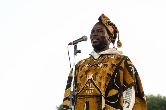 The testimony of a refugee during Together for Peace , anti war demonstration in Piazza San Govanni, News in Rome, Italy, March 20 2022  Copyright: xGloriaxImbrognox xipa-agency.netx xx 0