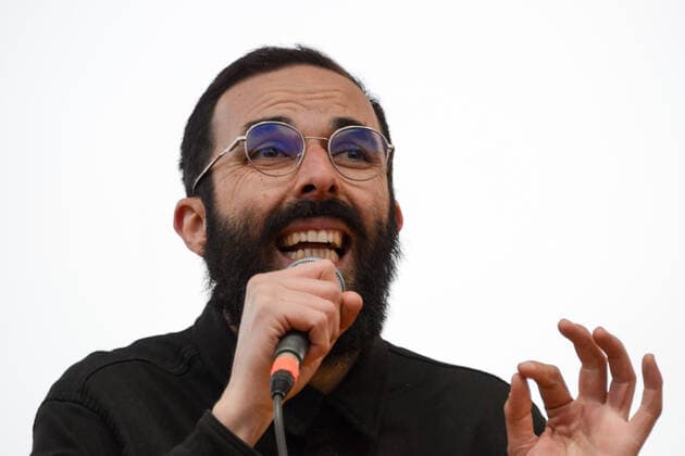 Naip, artist during Together for Peace , anti war demonstration in Piazza San Govanni, News in Rome, Italy, March 20 2022  Copyright: xGloriaxImbrognox xipa-agency.netx xx 0