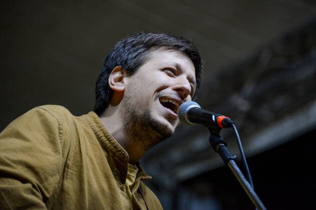 Eugenio in via di gioia, artist during Together for Peace , anti war demonstration in Piazza San Govanni, News in Rome, Italy, March 20 2022  Copyright: xGloriaxImbrognox xipa-agency.netx xx 0