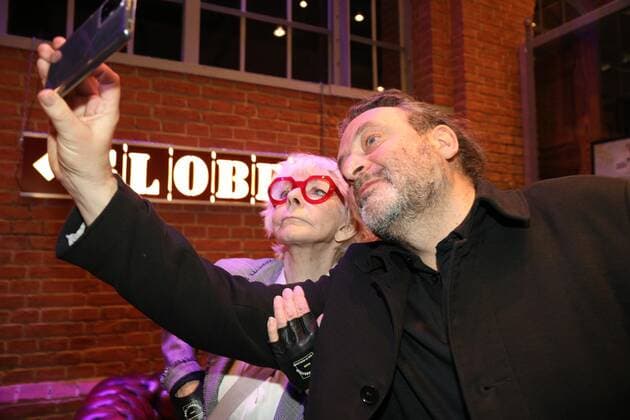 22 03 2022, Globe Vienna, Austrian Cabaret Award 2022, award ceremony gala in the picture Dolores Schmidinger, Herbert Haider, Austrian Cabaret Award 2022.