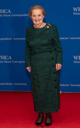 April 27, 2019, Washington, District of Columbia, USA: Former United States Secretary of State Madeleine Albright arrives for the 2019 White House Correspondents Association Annual Dinner at the Washington Hilton Hotel on Saturday, April 27, 2019 Washington USA - ZUMAs152 20190427_zaa_s152_002 Copyright: xRonxSachsx
