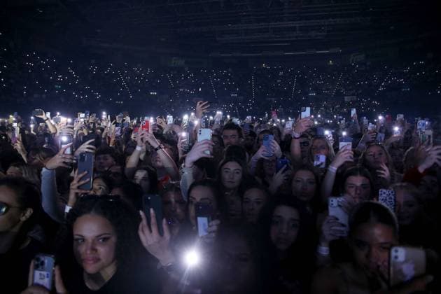 23 03 2022. Stormzy Concert The crowd during the Stormzy Live Concert at Birmingham Arena, Birmingham, United Kingdom on 23 March 2022. Birmingham Birmingham Arena United Kingdom Editorial use only , Copyright: xAndyxShawx PSI-14937-0004