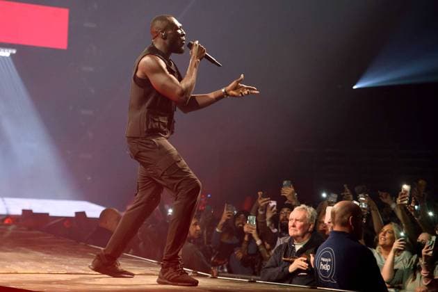 23 03 2022. Stormzy Concert Stormzy during the Stormzy Live Concert at Birmingham Arena, Birmingham, United Kingdom on 23 March 2022. Birmingham Birmingham Arena United Kingdom Editorial use only , Copyright: xAndyxShawx PSI-14937-0008