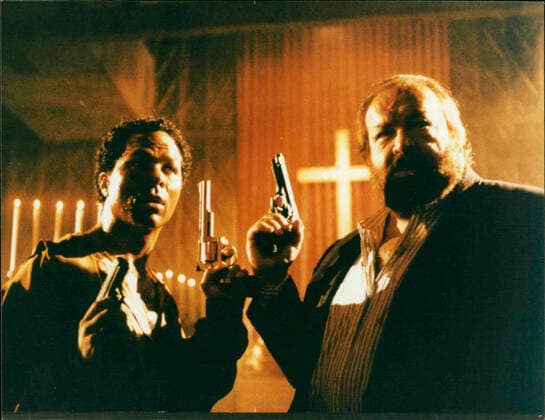 Extralarge - Zwei Supertypen in Miami Philip Michael Thomas und Bud Spencer in der Serie Extralarge - Zwei Supertypen in Miami, Folge Deadly Object. *** Nur redaktionelle Nutzung im Zusammenhang mit dem Film. Editorial usage only and only related to the movie. Im Falle anderer Verwendungen, kontaktieren Sie uns bitte. For other uses, please contact us. UnitedArchives_IMS_3478141-F *** extra large Two super guys in Miami Philip Michael Thomas and Bud Spencer in the Series extra large Two super guys in Miami, Follow Deadly Object *** only Editorial Use at Context with the Film Editorial usage Only and Only RELATED to The Movie at Trap other uses, contact you us Please for Other uses, Please Contact US UnitedArchives IMS 3 Copyright: xUnitedxArchives PublicityxStill EntertainmentxMediaxArchivex