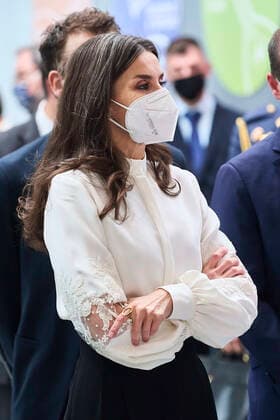 Königin Letizia ehrt Gewinner des Stiftung Prinzessin von Girona Preises in Guadalajara 24-03-2022 Queen Letizia attend announcement of the winner of the 2022 princess of Girona foundation, in the category business, at Espacio TYCE in Guadalajara. No Spain Â  Copyright: xPPEx