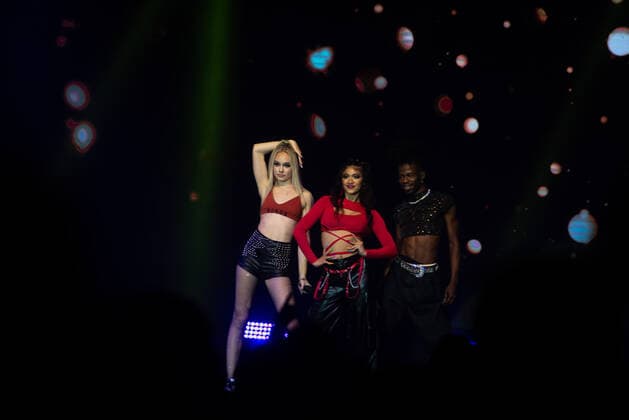 RIO DE JANEIRO, RJ - 24.03.2022: SHOW NOW UNITED NO RIO DE JANEIRO - The Future X group opens the Now United Show, which performs with sold out tickets at Jeunesses Arena, in Rio de Janeiro. The show is part of the & 39;Wave Your Flag World Tour& 39; tour that passes through six capitals of the country. x2184636x  CristianexMota