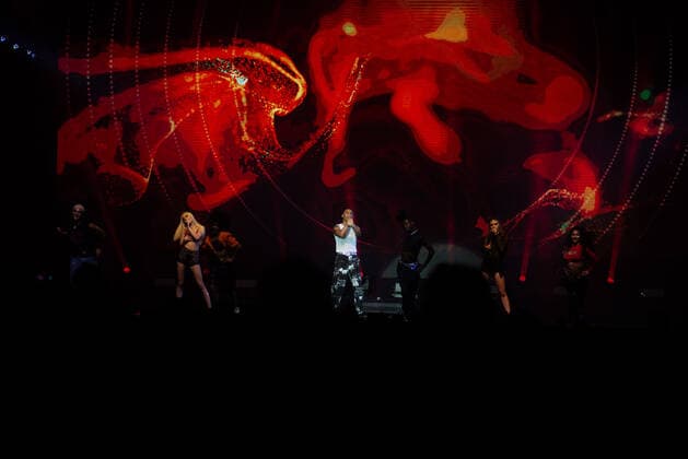 RIO DE JANEIRO, RJ - 24.03.2022: SHOW NOW UNITED NO RIO DE JANEIRO - The Future X group opens the Now United Show, which performs with sold out tickets at Jeunesses Arena, in Rio de Janeiro. The show is part of the & 39;Wave Your Flag World Tour& 39; tour that passes through six capitals of the country. x2184662x  CristianexMota