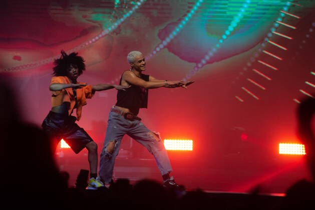 RIO DE JANEIRO, RJ - 24.03.2022: SHOW NOW UNITED NO RIO DE JANEIRO - The Future X group opens the Now United Show, which performs with sold out tickets at Jeunesses Arena, in Rio de Janeiro. The show is part of the & 39;Wave Your Flag World Tour& 39; tour that passes through six capitals of the country. x2184667x  CristianexMota