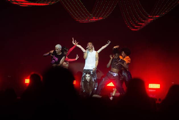 RIO DE JANEIRO, RJ - 24.03.2022: SHOW NOW UNITED NO RIO DE JANEIRO - The Future X group opens the Now United Show, which performs with sold out tickets at Jeunesses Arena, in Rio de Janeiro. The show is part of the & 39;Wave Your Flag World Tour& 39; tour that passes through six capitals of the country. x2184681x  CristianexMota
