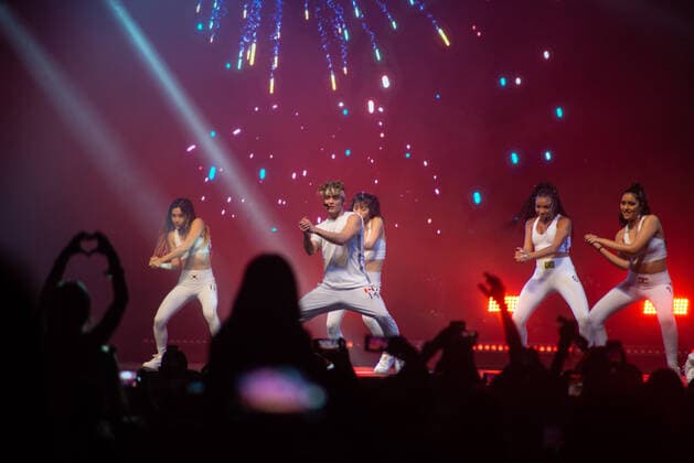 RIO DE JANEIRO, RJ - 24.03.2022: SHOW NOW UNITED NO RIO DE JANEIRO - Now United show, which makes its sold-out performance at Jeunesses Arena, in Rio de Janeiro. The show is part of the & 39;Wave Your Flag World Tour& 39; tour that passes through six capitals of the country. x2184684x  CristianexMota