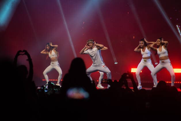RIO DE JANEIRO, RJ - 24.03.2022: SHOW NOW UNITED NO RIO DE JANEIRO - Now United show, which makes its sold-out performance at Jeunesses Arena, in Rio de Janeiro. The show is part of the & 39;Wave Your Flag World Tour& 39; tour that passes through six capitals of the country. x2184686x  CristianexMota