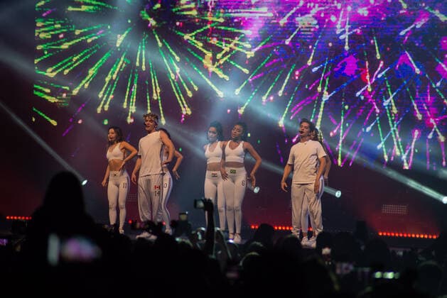 RIO DE JANEIRO, RJ - 24.03.2022: SHOW NOW UNITED NO RIO DE JANEIRO - Now United show, which makes its sold-out performance at Jeunesses Arena, in Rio de Janeiro. The show is part of the & 39;Wave Your Flag World Tour& 39; tour that passes through six capitals of the country. x2184717x  CristianexMota