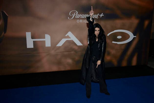 Halo Tv Series Premiere - Arrivals MEXICO CITY, MEXICO - MARCH 24, 2022: Barbara Torres poses for photos during the blue carpet of Halo Tv series premiere by Paramount at Papalote Museo del Nino. On March 24, 2022 in Mexico City, Mexico. (Photo by Carlos Tischler Eyepix Group) Copyright: xCarlosxTischlerx xEyepixxGroupx EYEPIX_CT_24032022_59052
