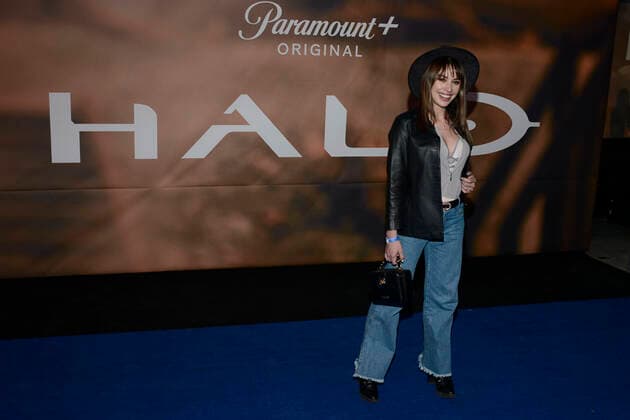 Halo Tv Series Premiere - Arrivals MEXICO CITY, MEXICO - MARCH 24, 2022: Claudia Arce poses for photos during the blue carpet of Halo Tv series premiere by Paramount at Papalote Museo del Nino. On March 24, 2022 in Mexico City, Mexico. (Photo by Carlos Tischler Eyepix Group) Copyright: xCarlosxTischlerx xEyepixxGroupx EYEPIX_CT_24032022_59055