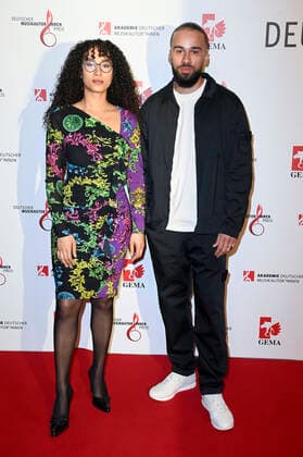Lucry and Suena at the 13 German Music Authors Award of GEMA 2022 at The Ritz Carlton Hotel Berlin, 24 03 2022 Foto:xF.xKernx xFuturexImage
