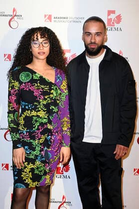 Lucry and Suena at the 13 German Music Authors Award of GEMA 2022 at The Ritz Carlton Hotel Berlin, 24 03 2022 Foto:xF.xKernx xFuturexImage